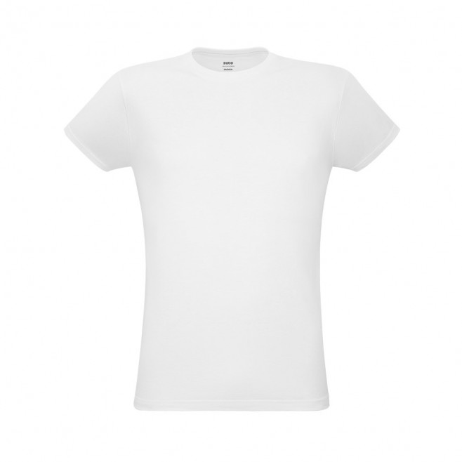 Camiseta unissex de corte regular branca Para Brinde